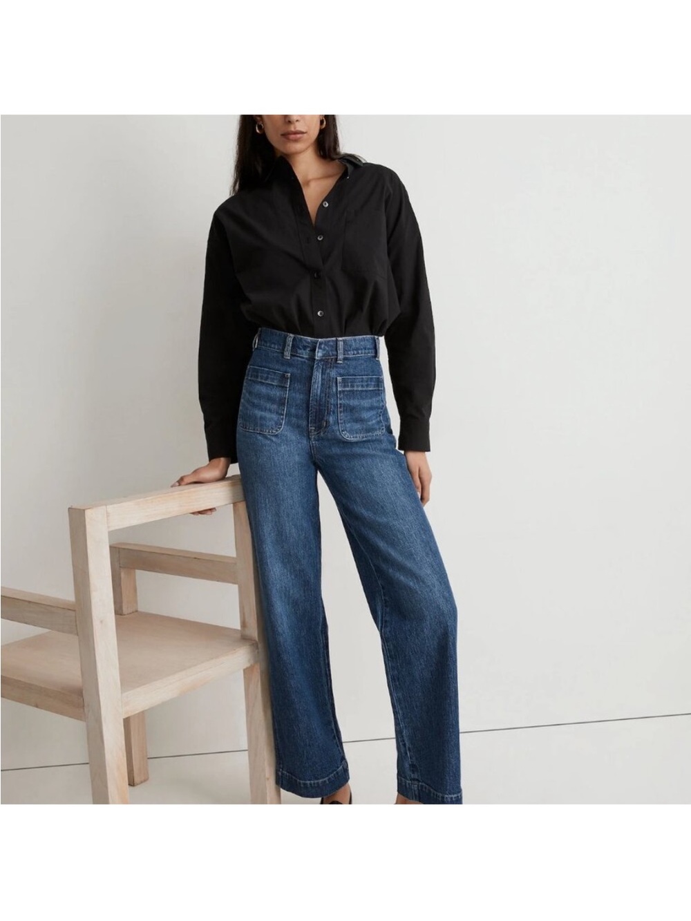 Madewell wide leg jeans nwt
